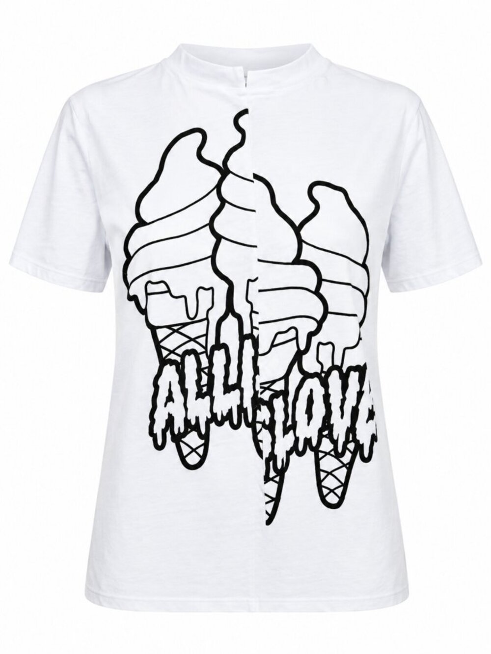 Stella McCartney White Jersey Graphic Tee 42
